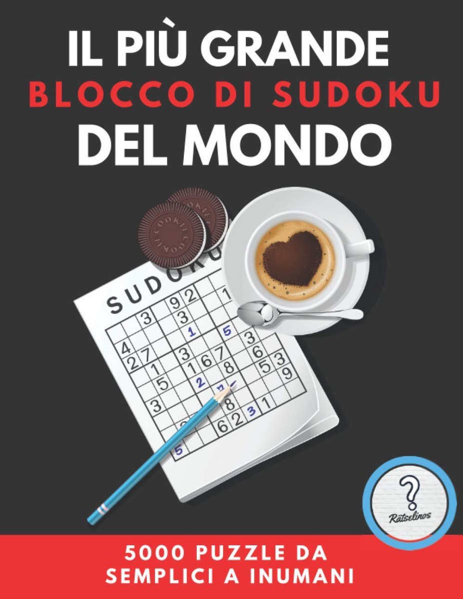 Enorme Sudoku Puzzelboek - 5000 Puzzels van Makkelijk tot Onmenselijk Moeilijk