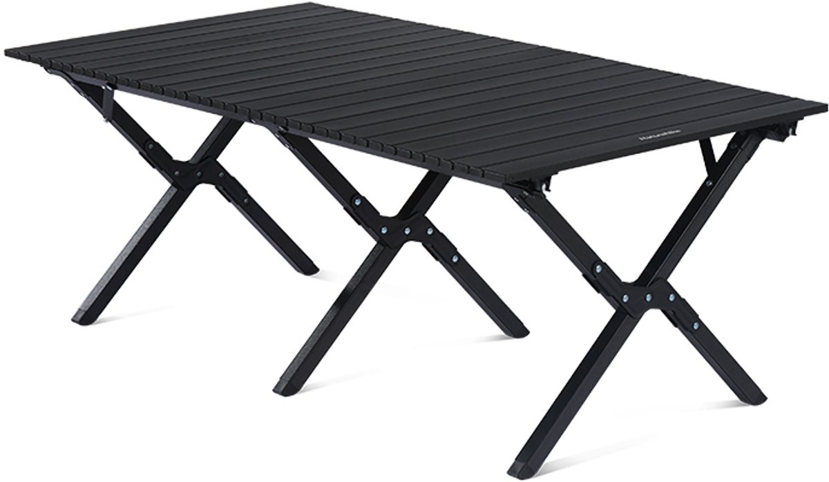 Naturehike Rollable Campingtafel – Lichtgewicht & Duurzaam – 118 × 60 x 44 cm – Aluminium - Zwart