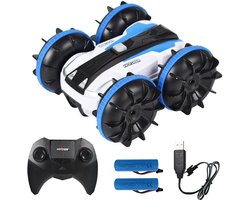 GT RC Bestuurbare Auto & Boot All-Terrain – Afstandsbestuurbare RC Auto voor Land en Water – Met 2 Oplaadbare Accu’s – Stunt Auto voor Jongens en Meisjes vanaf 6 Jaar