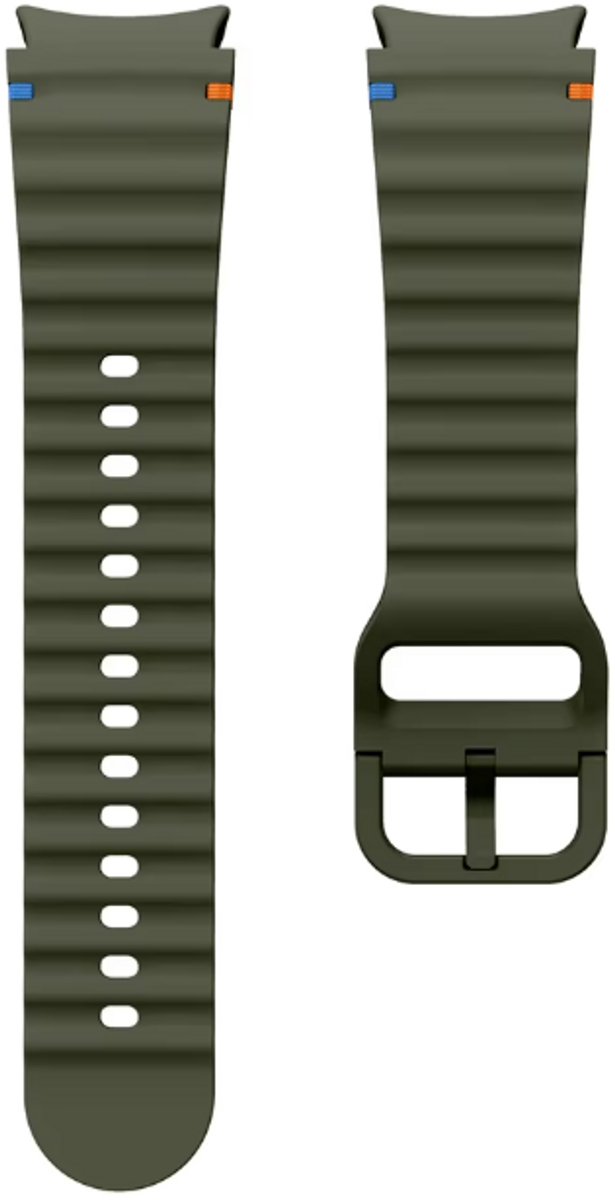 Go Go Gadget - Smartwatch bandje - Siliconen band - Geschikt voor Samsung Galaxy Watch 7 - 40& 44mm - Groen