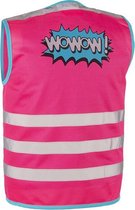 Wowow Kids Wowow! Jacket Pink S - gilet fluorescent pour enfant - EN 1150