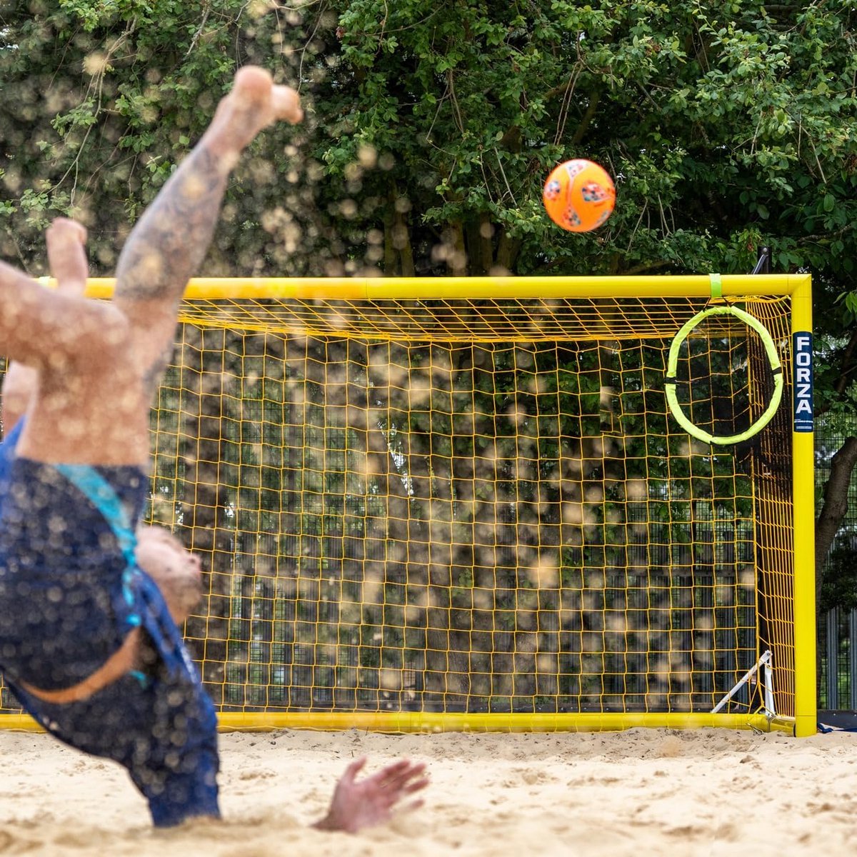 2-in-1 opvouwbaar voetbaldoelnet met baltas voor kinderen en volwassenen