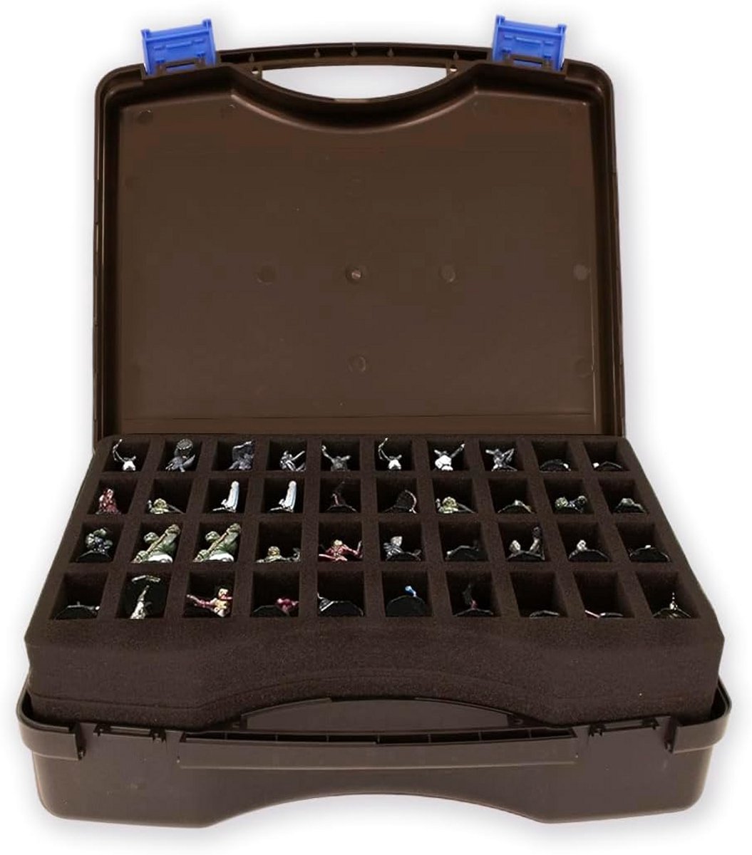Waterdichte en schokbestendige transportkoffer voor 120 miniaturen en wargames