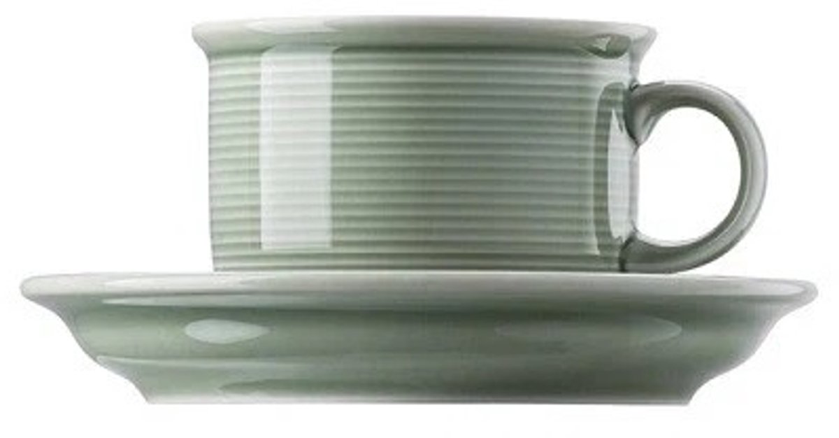 Thomas Trend Moss green koffiekop en schotel