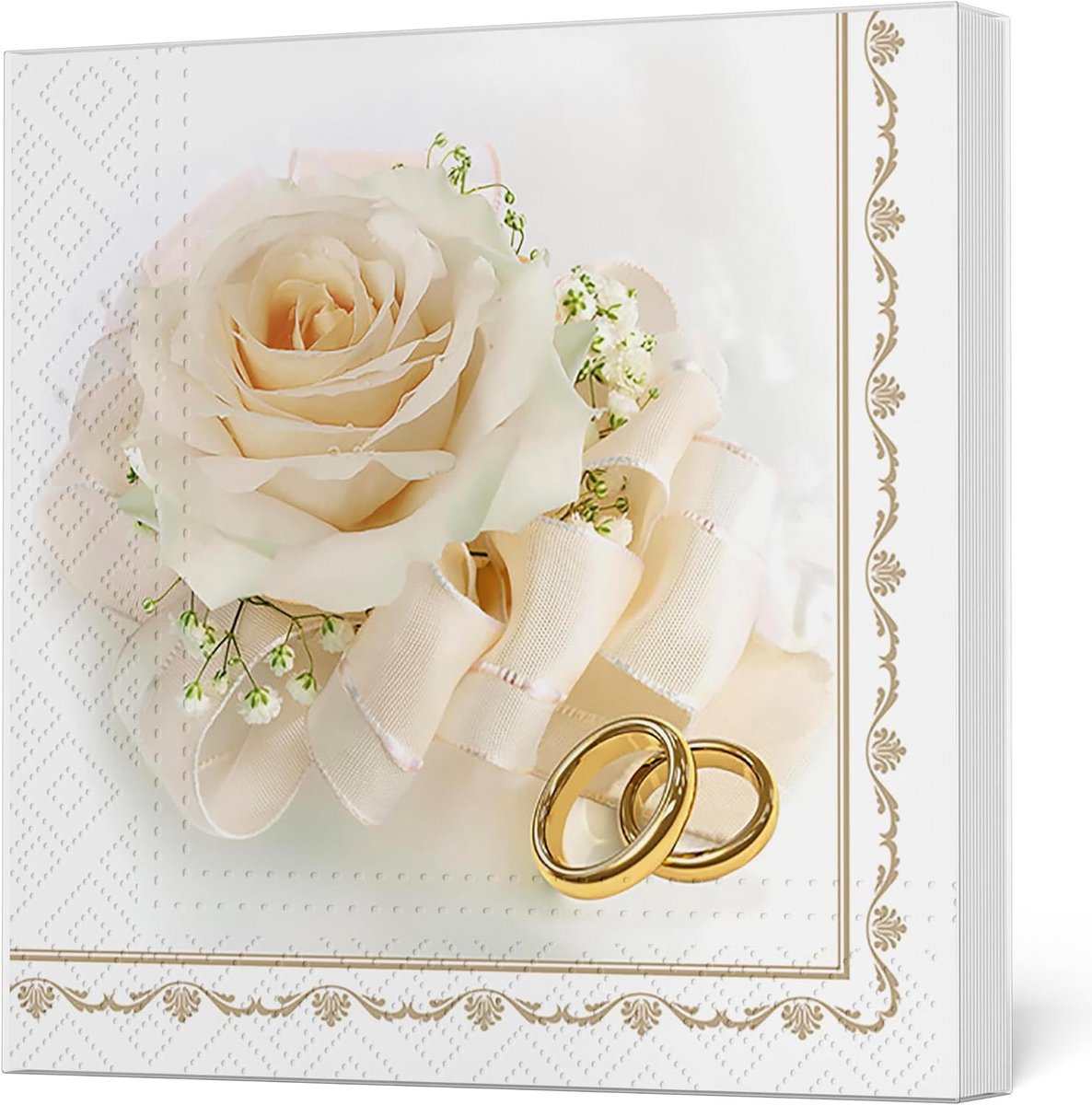 Luxe 3-Laags Papieren Servetten voor Decoupage en Tafeldecoratie - 20 Stuks