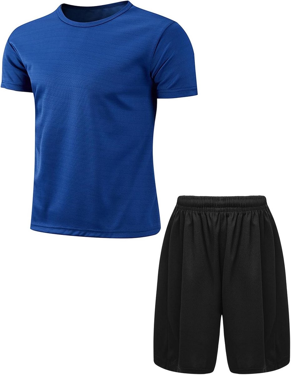 Voetbal Trainingspak voor Jongens - Set T-shirt en Korte Broek voor Kinderen