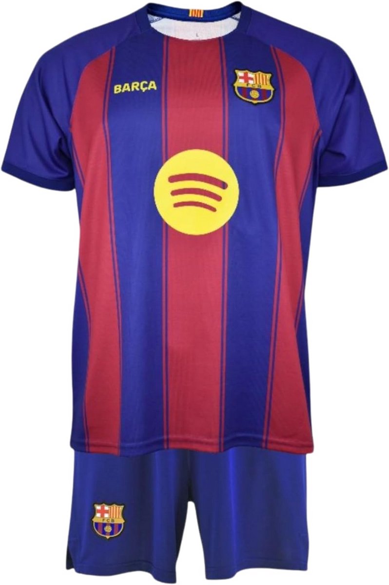Voetbalshirt + Broek Set Kinderen/Jeugd Seizoen 2025/26 Blauw Grana Kleuren