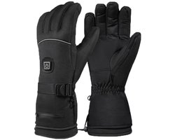 Verwarmde handschoenen - Handschoenen verwarmd - Elektrische verwarming - Winter - Oplaadbaar - Waterdicht - Winddicht - Zwart - Unisex -Geschikt voor DC-interfaces