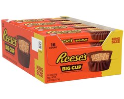 Reese’s Big Cup King Size – 16 × 79 g – 1 Doos – Groothandel Verpakking