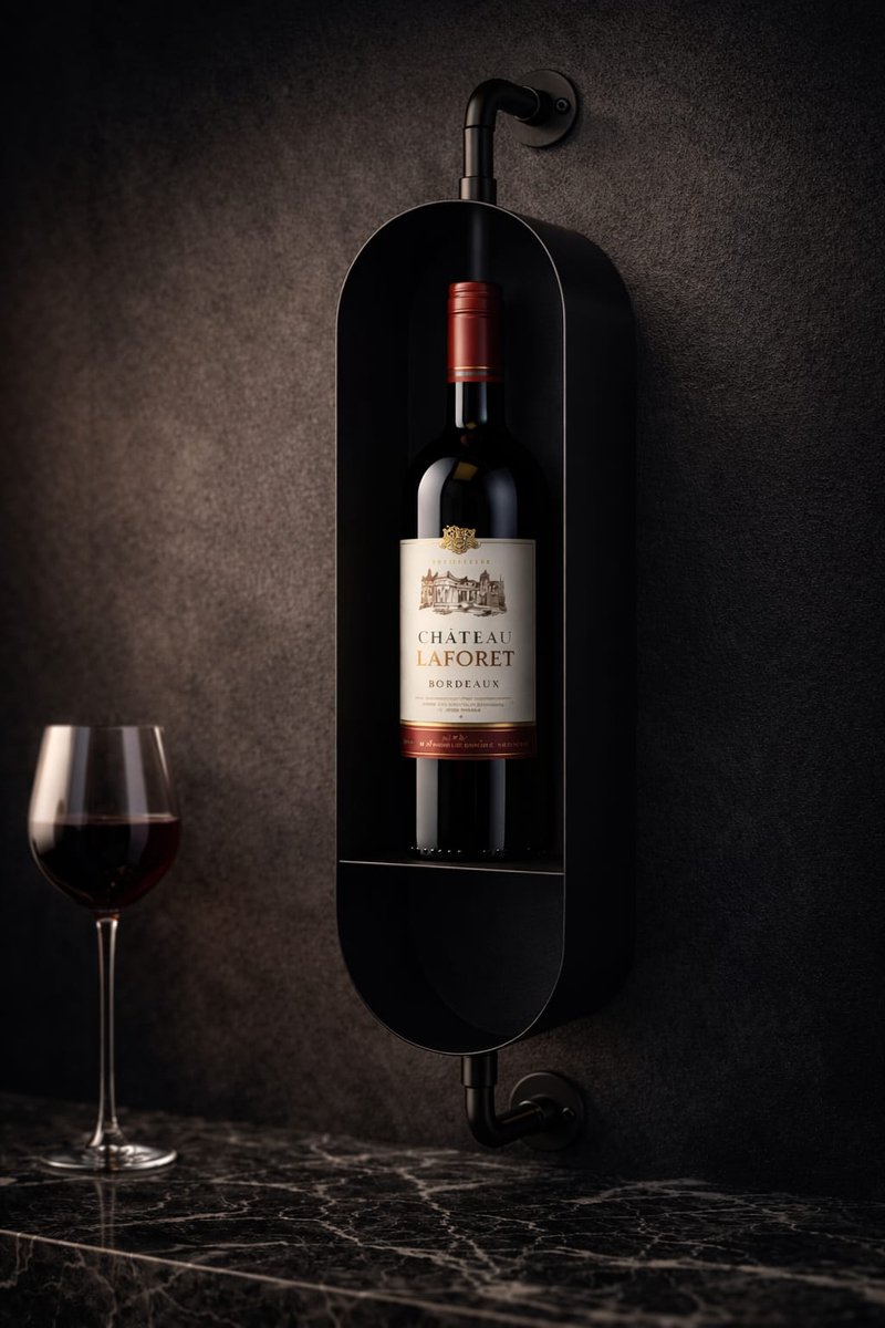 Rond Wijnrek - Wijnhouder - Wijnfles - Wijnfleshouder -Metaal Brons - Uniek Wijnrek - Wine Display - Ovaal Wijnrek