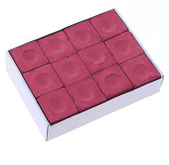 Biljart krijt rood