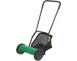 Aurixi® Grasmaaier Handmatig – Grastrimmer Met Opvangbak – Handmaaier 30 Cm Breed – Kooimesmaaier - Groen - 100cm x 60cm x 50cm