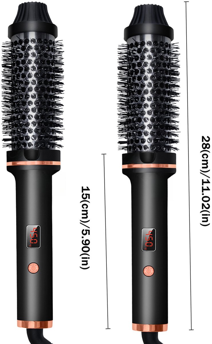 Warme Verwarmde Krulborstel met Volumefunctie - afbeelding 2