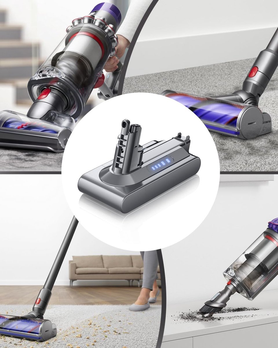 Classic - Batterij / Accu geschikt voor Dyson V10, 25,2Volt, 2500mAh, 63Wh