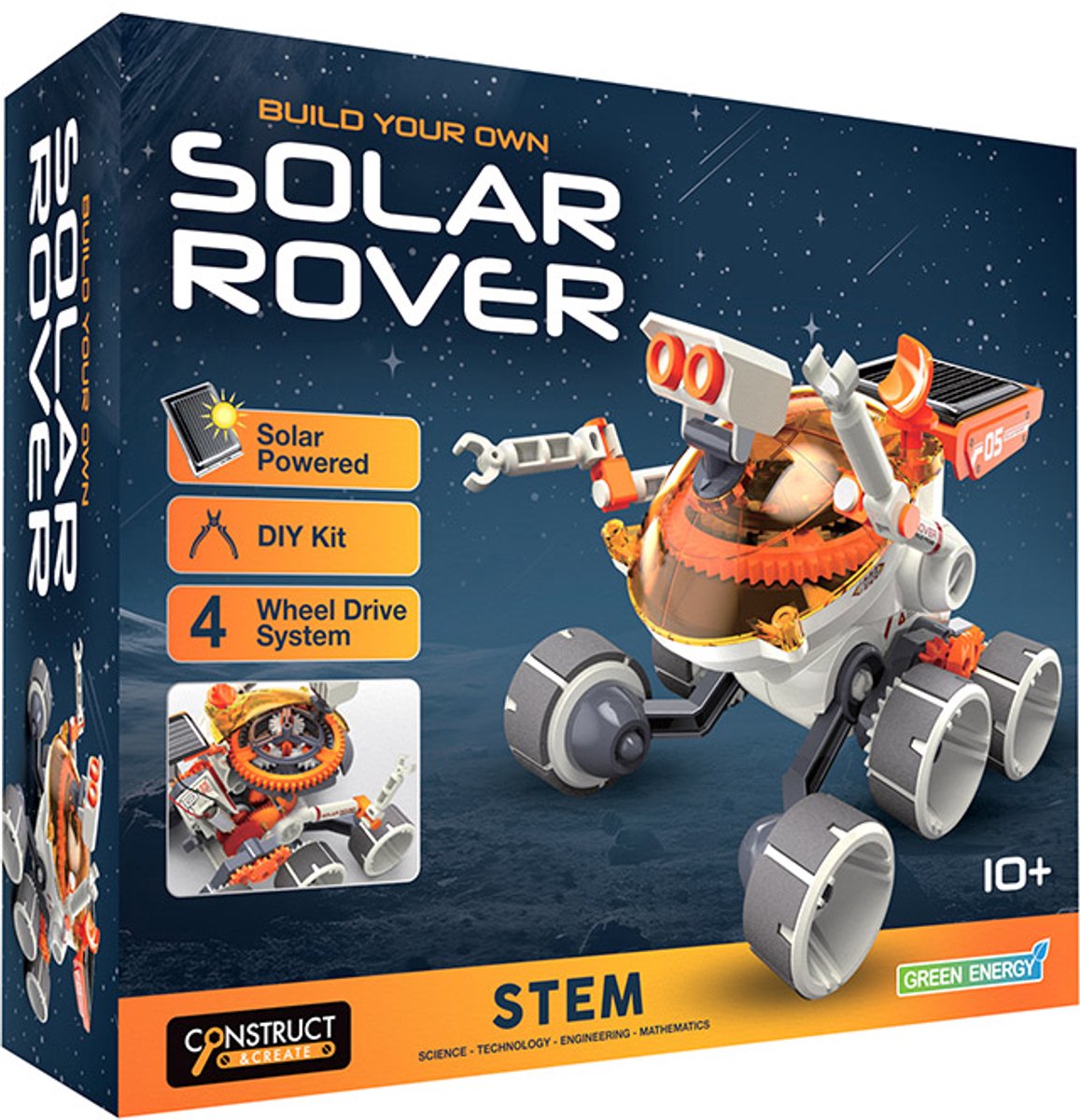 Solar Rover Bouwpakket – Educatief Zonne-energie Speelgoed – Bouw- en Experimenteerset voor Kinderen