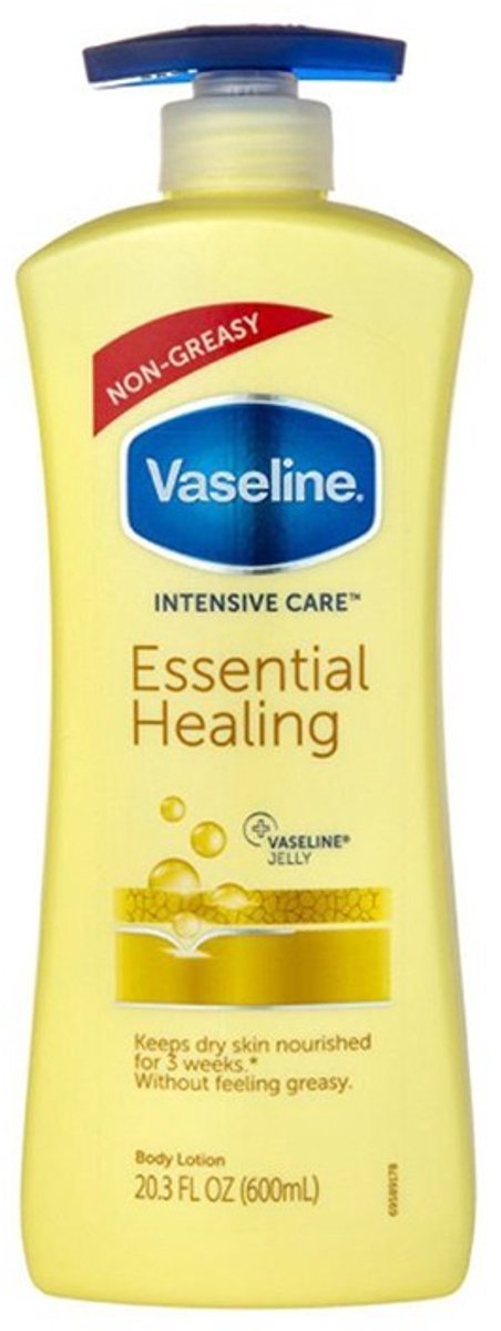 Vaseline Bodylotion Essential Healing met Pomp 600 ml