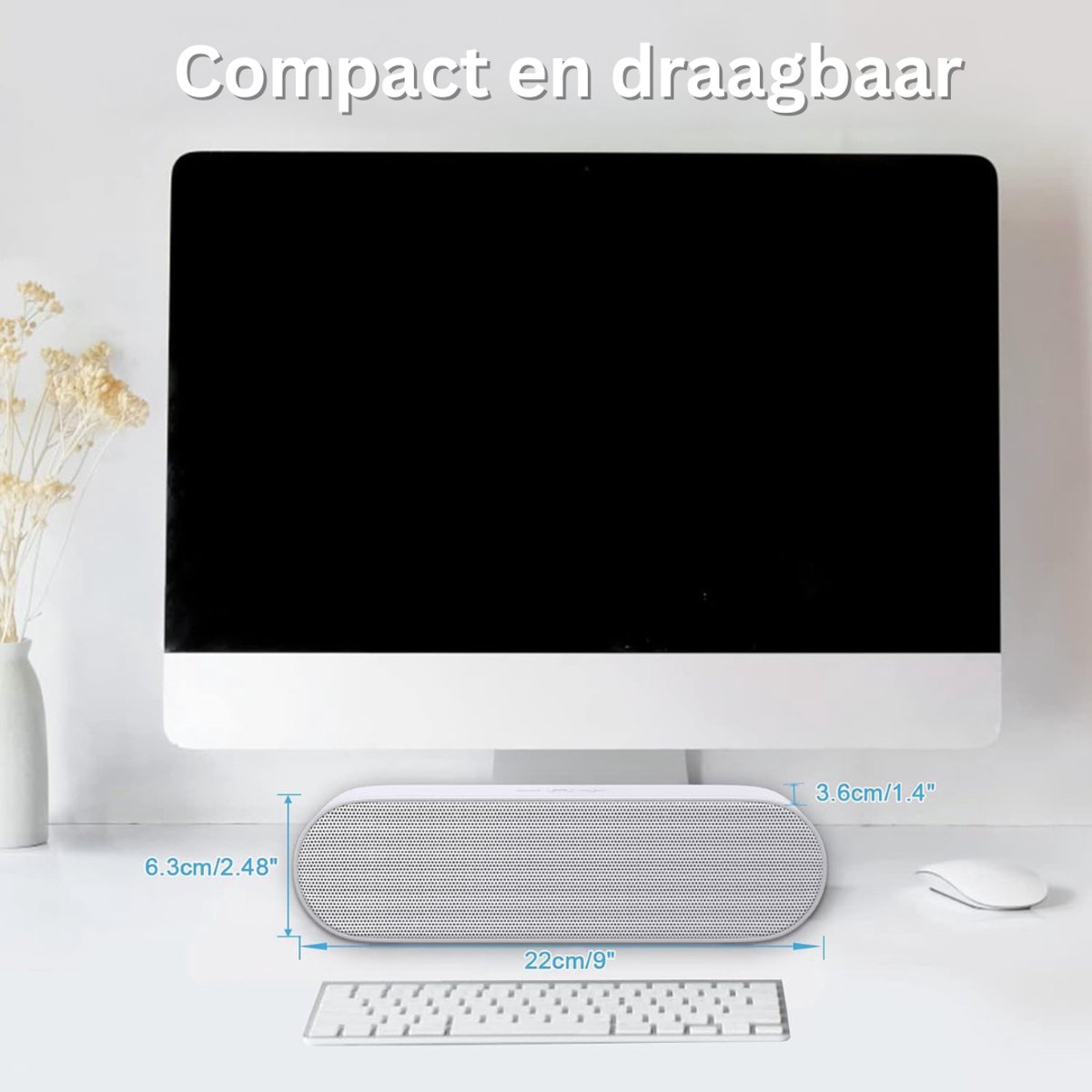 Soundbar PC 35W Plug & Play Speaker - afbeelding 2