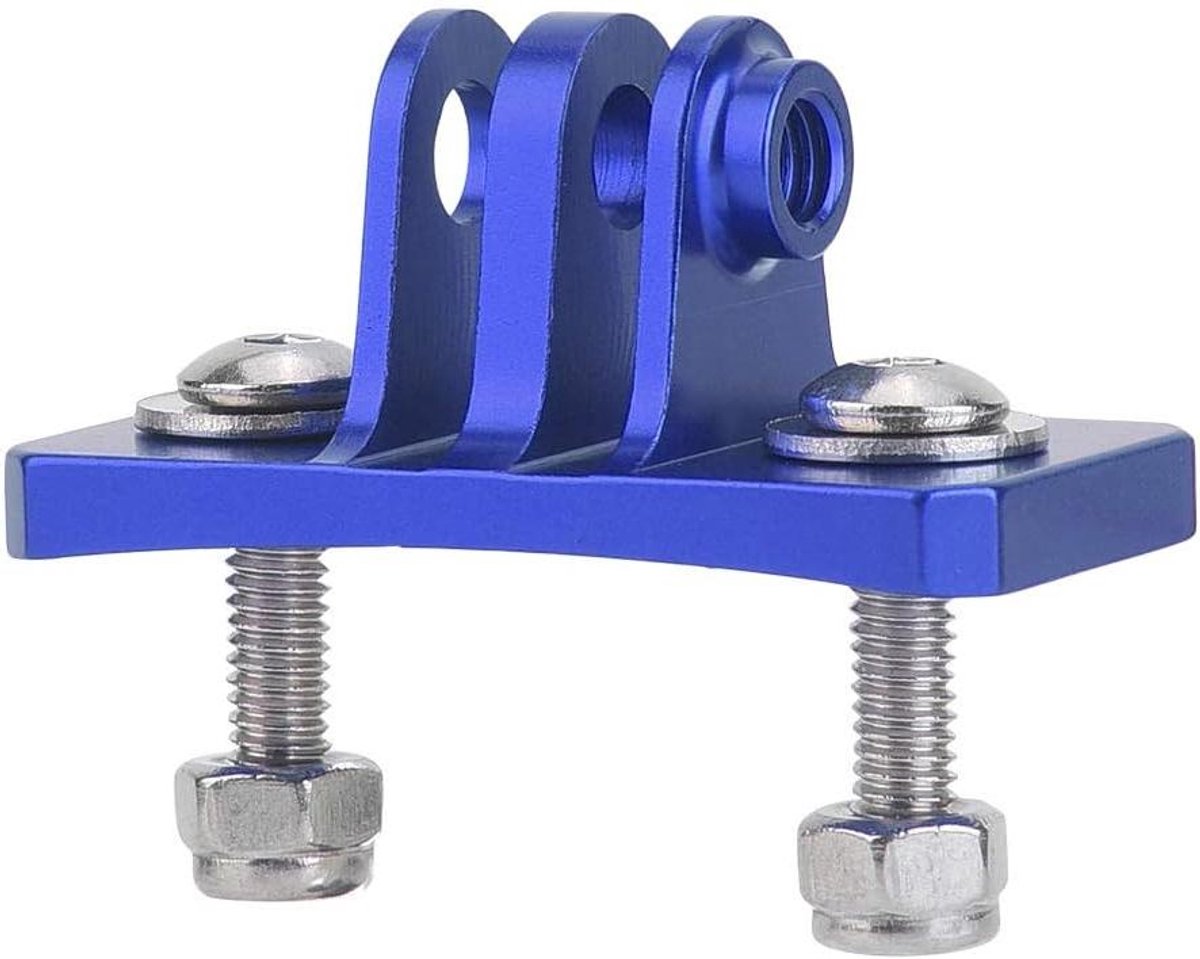 Skydiving helm mount voor actiecamera's, lichtgewicht en duurzaam - blauw