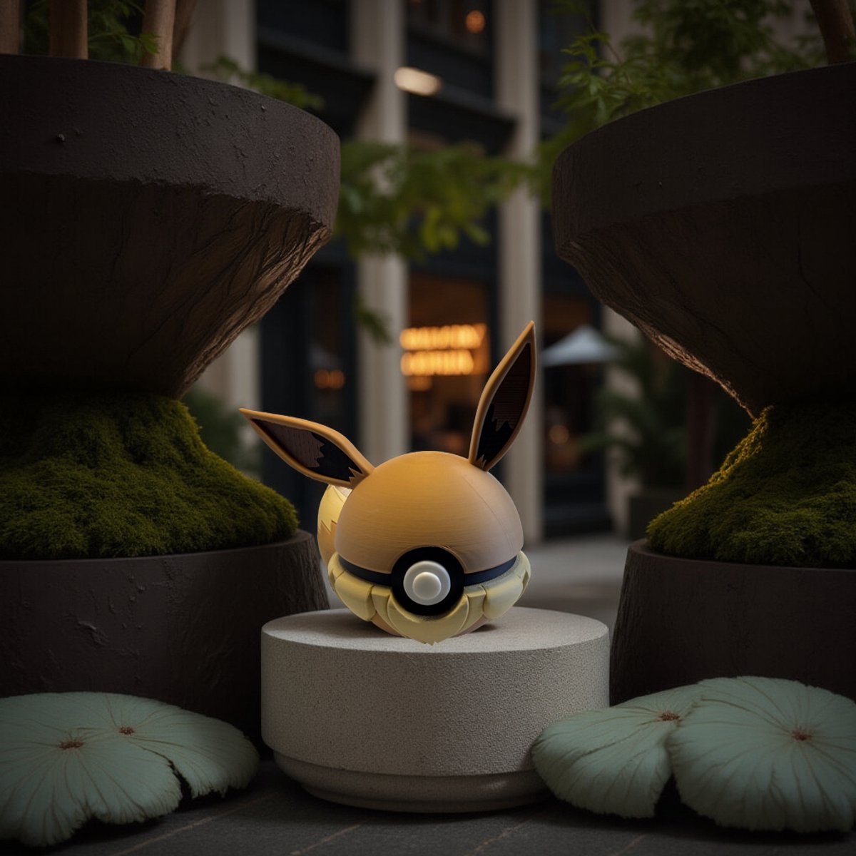 Eevee Collectible, 3D-Geprinte Decoratie, Cadeau voor Fans