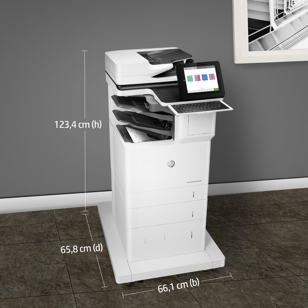 HP LaserJet Enterprise Flow MFP M635z thumbnail 4
