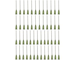 Blunt Tip Dosing Needles - 1.5 inch - 100 Pieces - 14 g - Industrial Liquid Dispenser Needle met Luer Lock voor Liquid Ink Filling