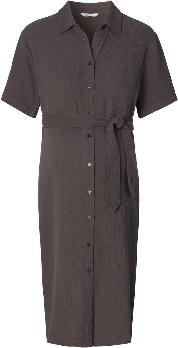 Noppies Jurk Dress nursing SS midi Zwangerschap - Maat XSmall