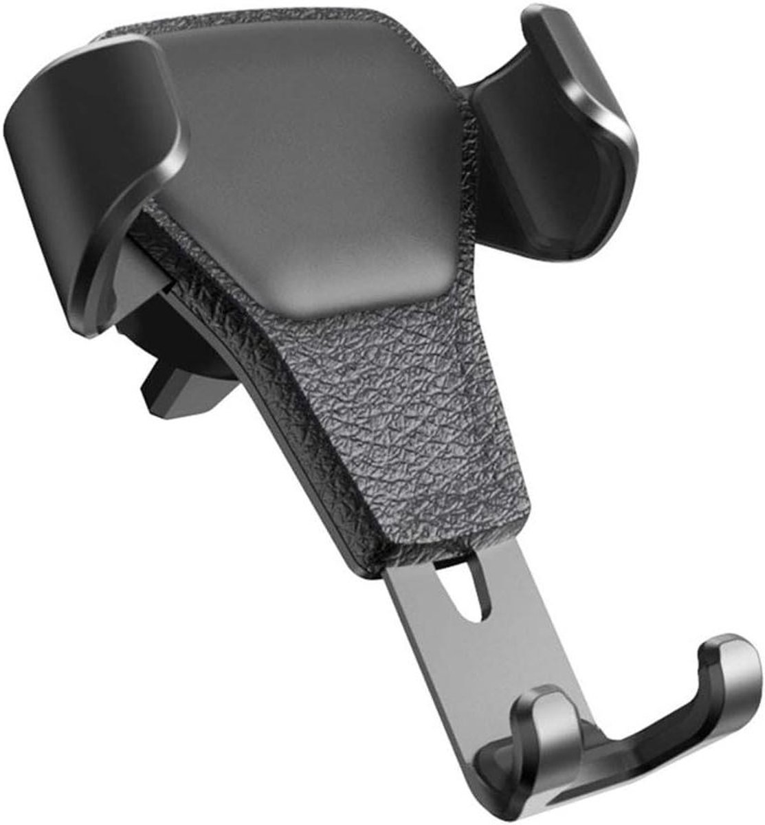 Telefoonhouder voor de auto met automatische klem en ventilatiesleufbevestiging