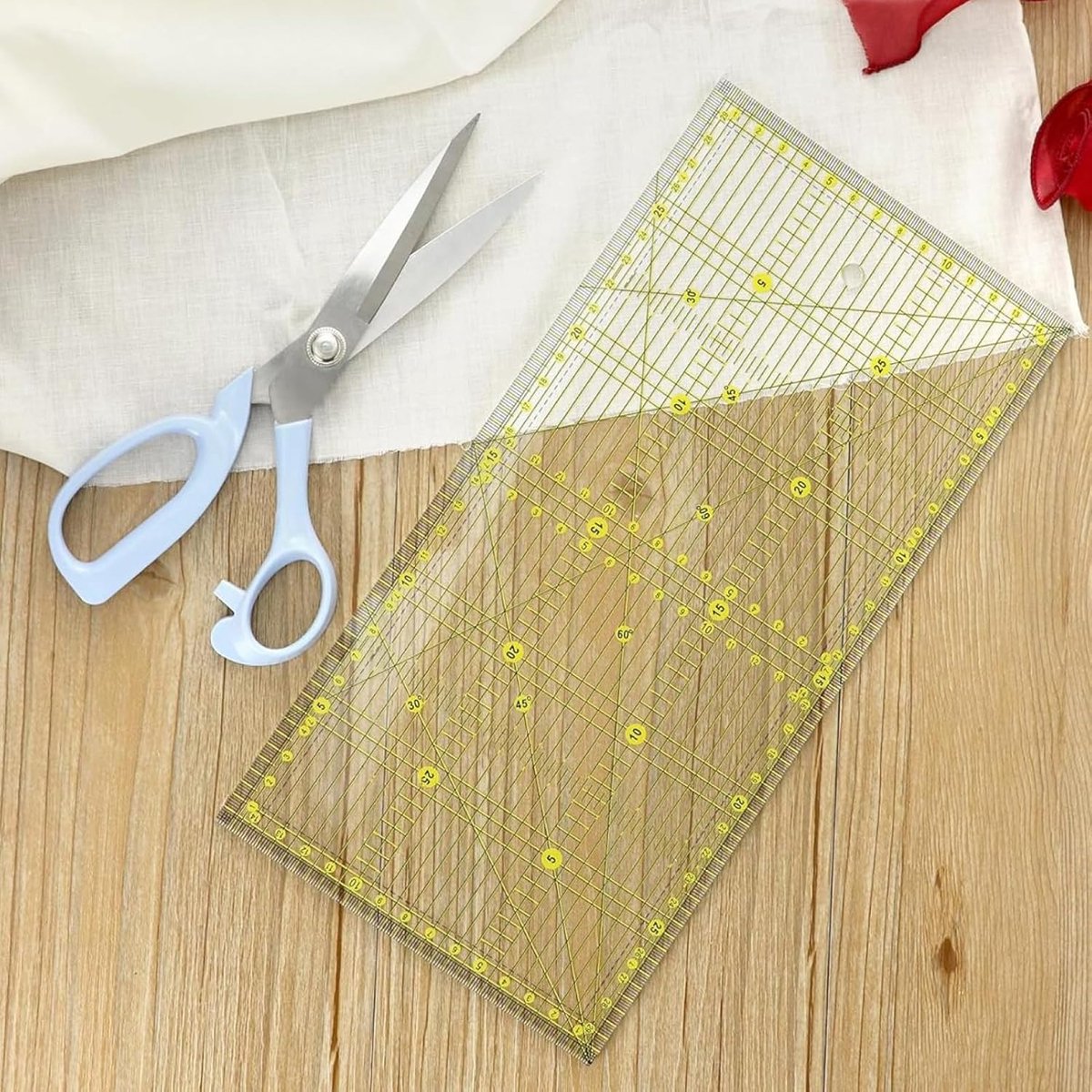 Candala - Naailiniaal 15 x 30 cm, kleermakersteams naaitoebehoren naaiaccessoires snijmat en naaien, voor naaien, kleermakers, patchwork