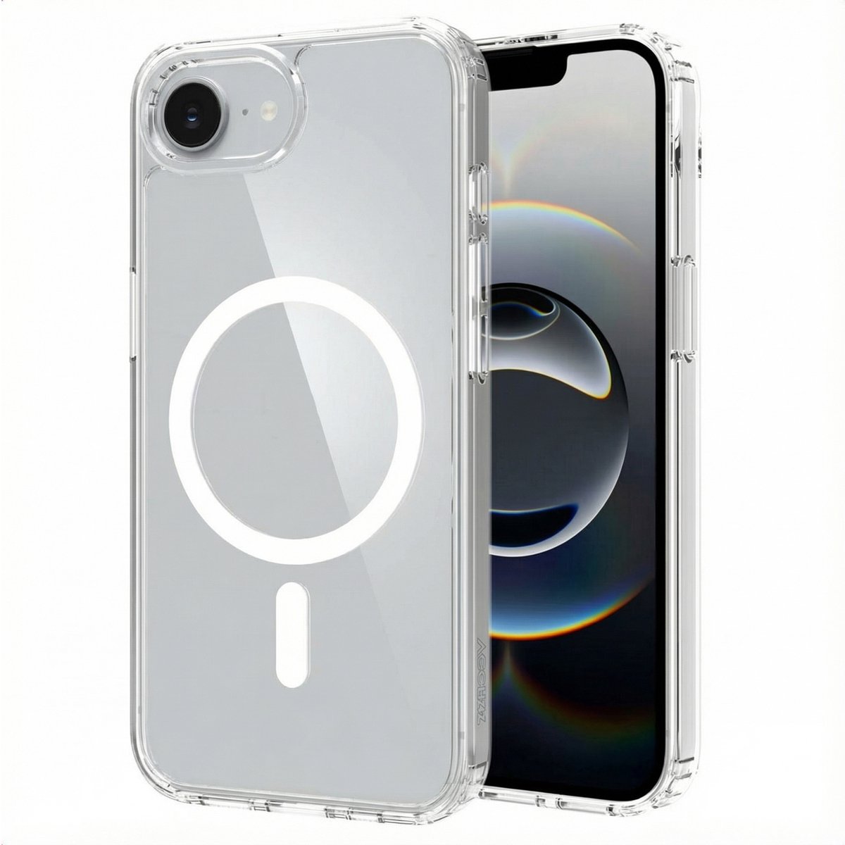 Accezz Hoesje - Geschikt voor Apple iPhone 17e / 16e - Xtreme Impact Backcover geschikt voor MagSafe - Transparant