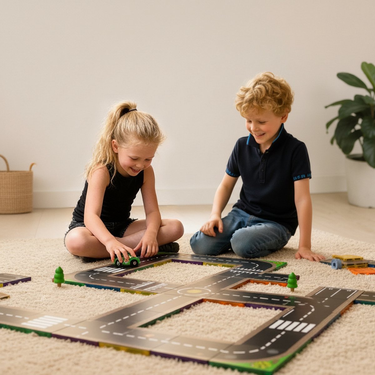 Coblo Magneet Toppers Wegen 60 stuks - Magnetische Wegen - Magnetisch speelgoed - Educatief speelgoed - Cadeau kind - Speelgoed 3 jaar t/m 12 jaar — afbeelding 8