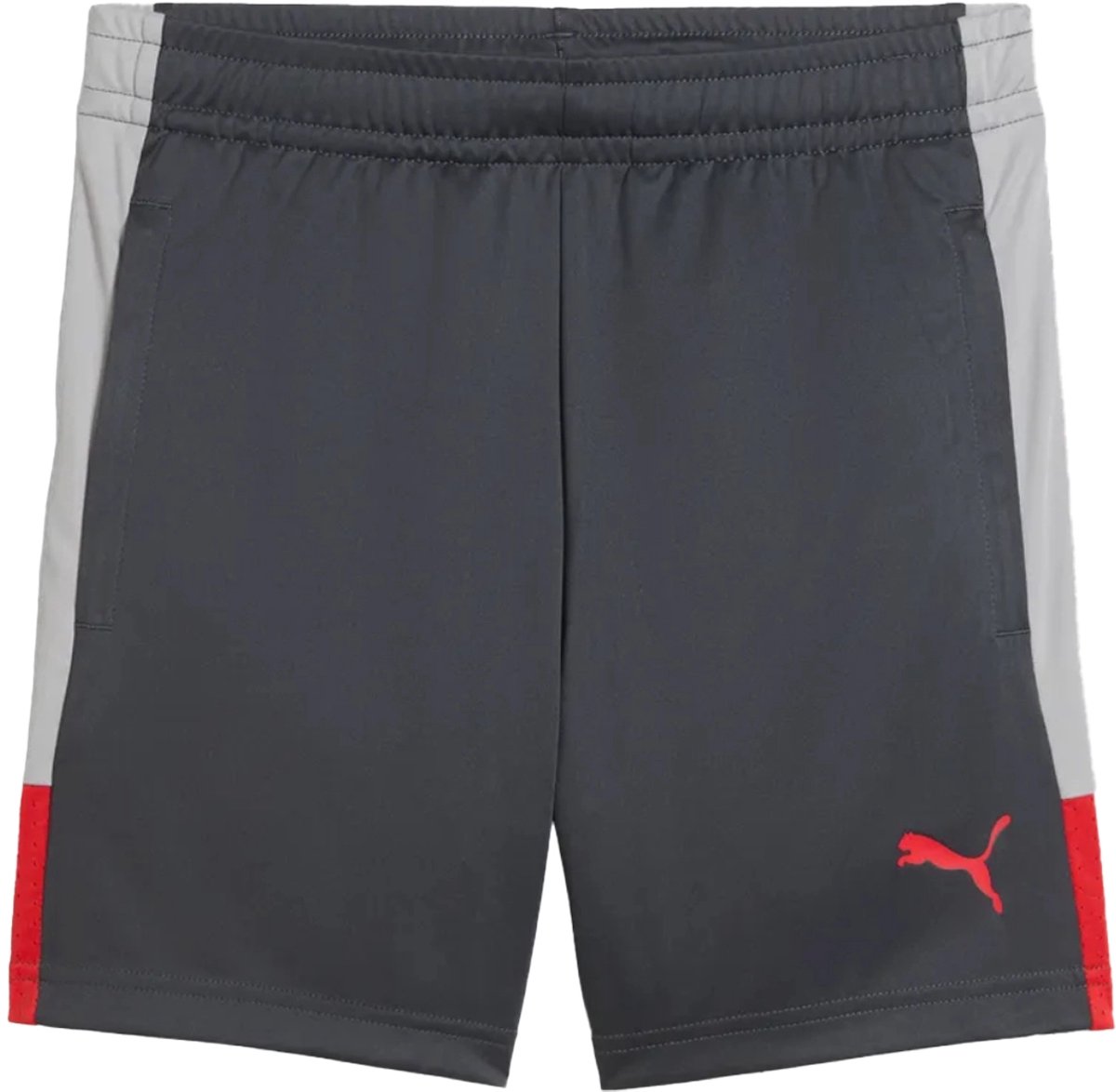 Puma individualliga trainingsshort in de kleur grijs.