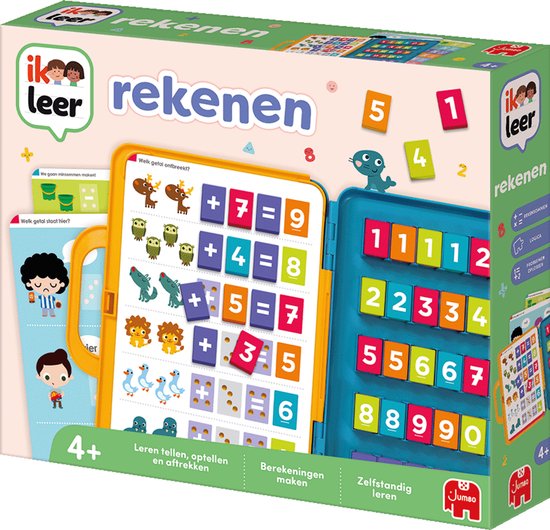 Jumbo - Ik Leer - Rekenen - Educatief spel - Vanaf 4 jaar - Speelgoed in koffer
