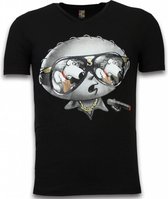 Stewie Dog - T-shirt - Zwart