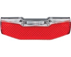 AXA Blueline Steady Achterlicht – LED Fietsverlichting – Dynamo – Steady Functie – 600 m Zichtbaarheid – 80 mm Montage – Zijzichtverlichting – Rood
