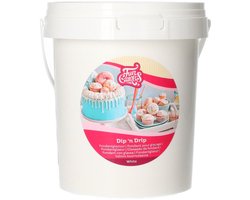 FunCakes Dip 'n Drip - Wit - 1kg - Glazuur voor Cake, Cupcakes en Taarten