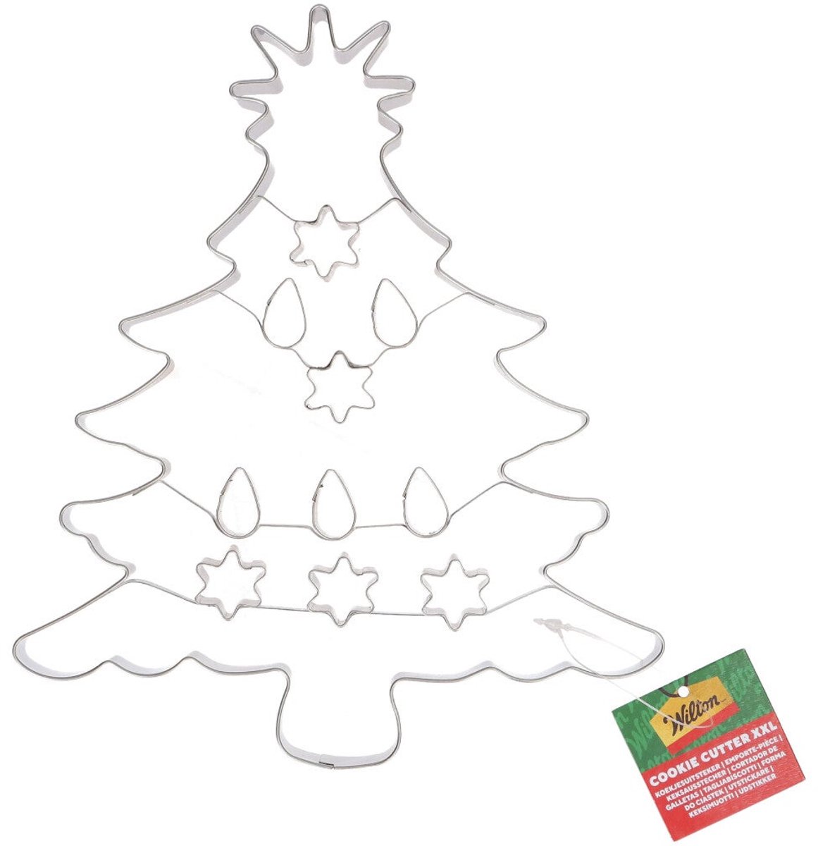 Wilton Koekjes Uitsteker - XXL Kerstboom - Uitsteekvormpjes Kerst - Koekjes Vorm