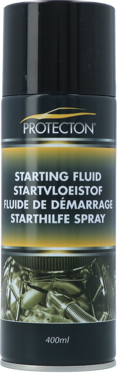 Protecton Startvloeistof - Hulpmiddel bij startproblemen - Start motor bij extreem koud weer – ideaal in natte seizoenen - 400ml