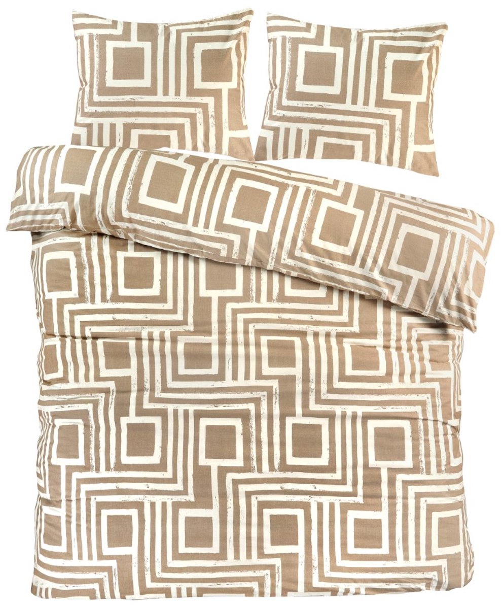 Day Dream Cas - Dekbedovertrek - Tweepersoons - 200 x 200/220 - Zand