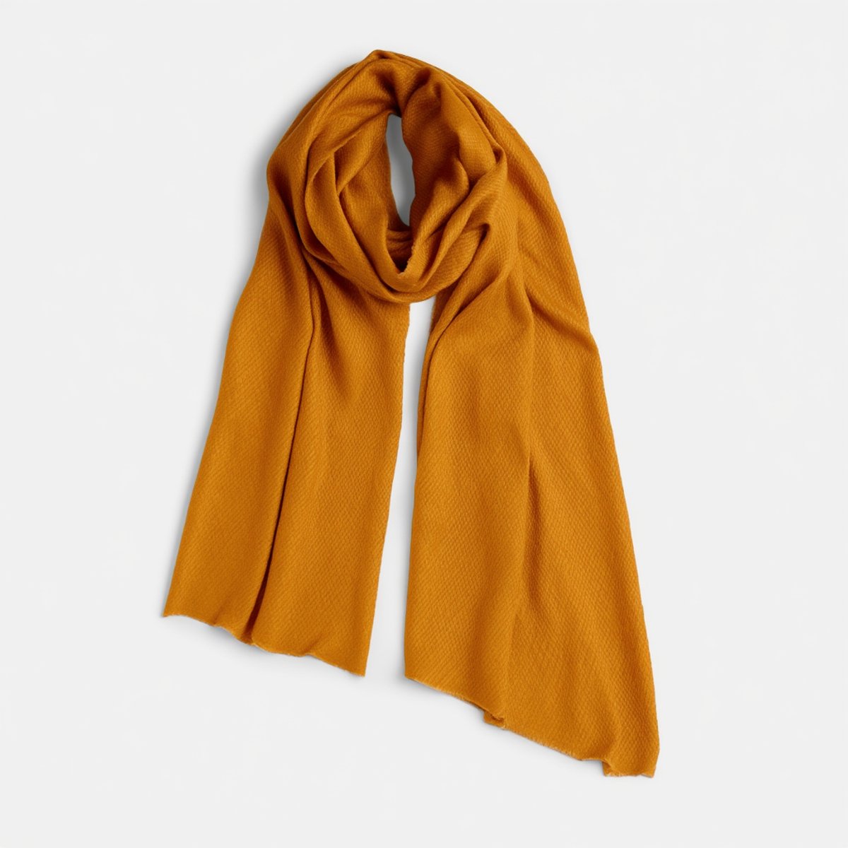 Cashmere Sjaal - Omslagdoek Sjaal –100 % Cashmere Pashmina Stola – Luxe Shawl 200×100 cm - Geel