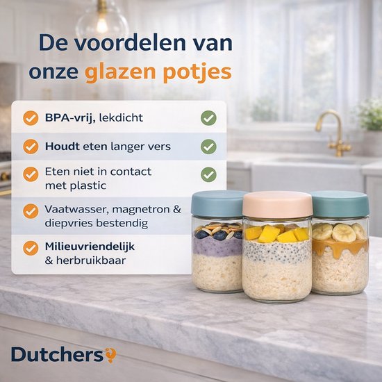 Hikrxya 6 Stuks Overnight Oats-potten met Deksel, 300 ml Inmaakpotten Glazen Potten Meal Prep met Schroefdeksel voor Salade, Chutney, Pudding, Yoghurt, Zelfgemaakte Jam, Fruit, Kruiden, Bonen Hikrxya 6 Stuks Overnight Oats-potten met Deksel, 300 ml Inmaakpotten Glazen Potten Meal Prep met Schroefdeksel voor Salade, Chutney, Pudding, Yoghurt, Zelfgemaakte Jam, Fruit, Kruiden, Bonen