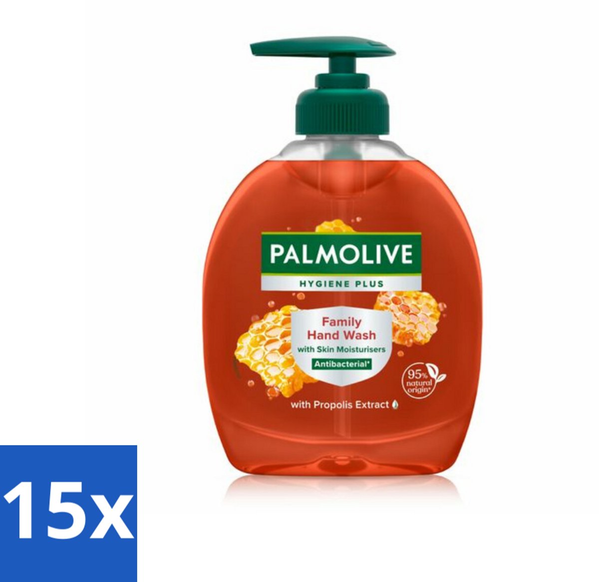Palmolive Handzeep Hygiëne Plus Family 300 ml - Bulkverpakking - 15 stuks