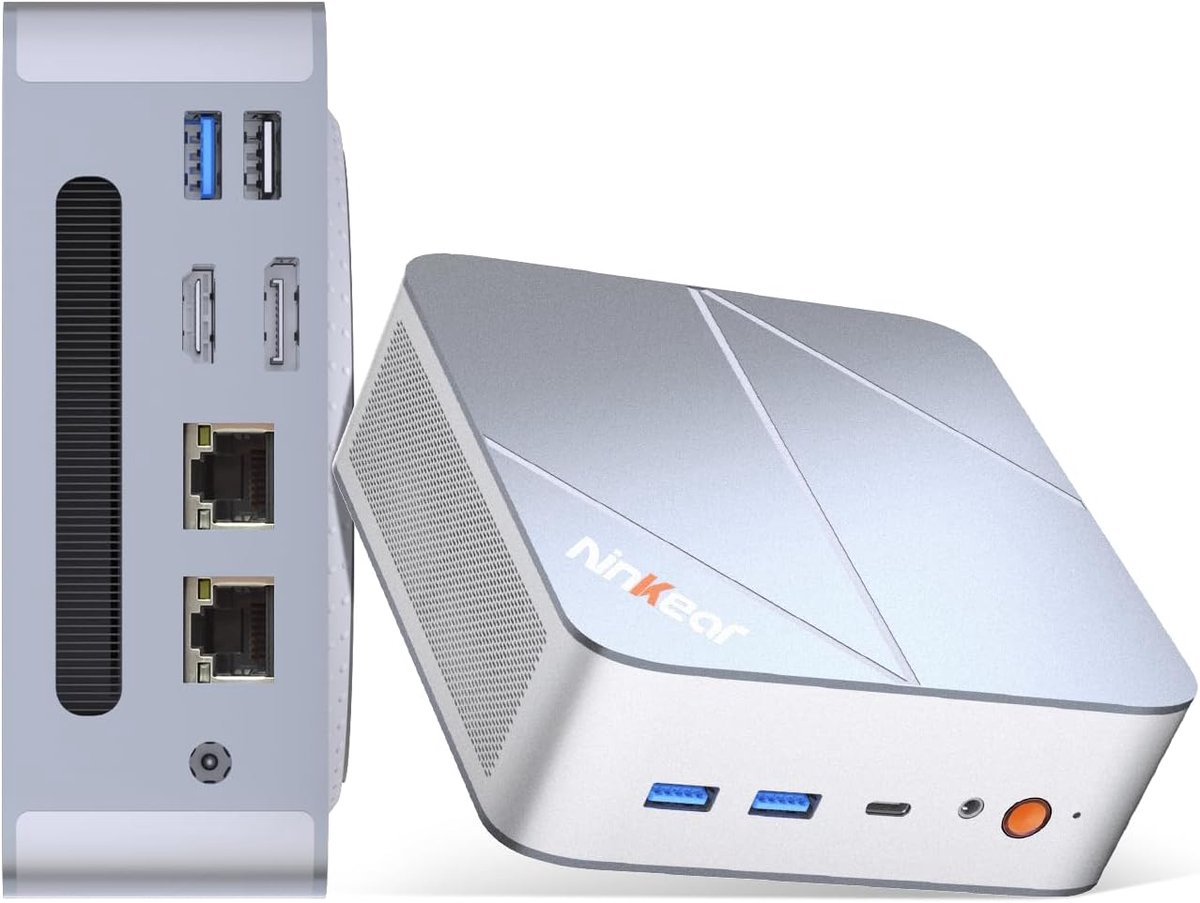 Ninkear Mini PC Intel i9-12900HK (5,0 GHz, 14C/20T) - 16GB RAM 1TB NVMe SSD 8K@165Hz Drievoudige Schermen Thunderbolt 4 & Dual 2.5G WiFi 6E - Desktopcomputer - voor alle toepassingsscenario's,Game pc,Mini pc des