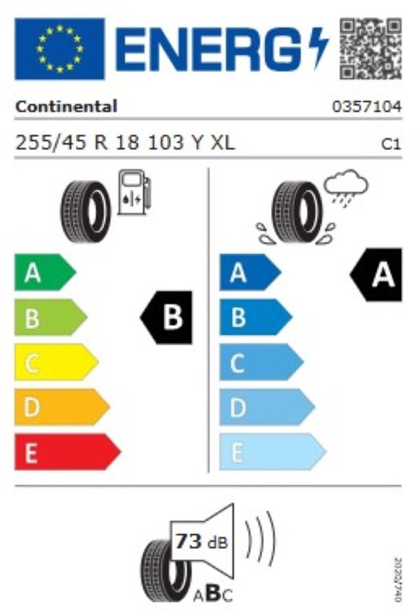 255/45R18 103Y XL CONTINENTAL PremiumContact 6 – foto 2