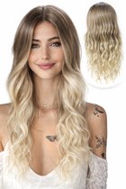 SassyGoods Luxe Blonde Pruik Blond Front Lace Wig - Pruiken Dames Lang Haar - Haarwerk - Wasbaar - 65 cm