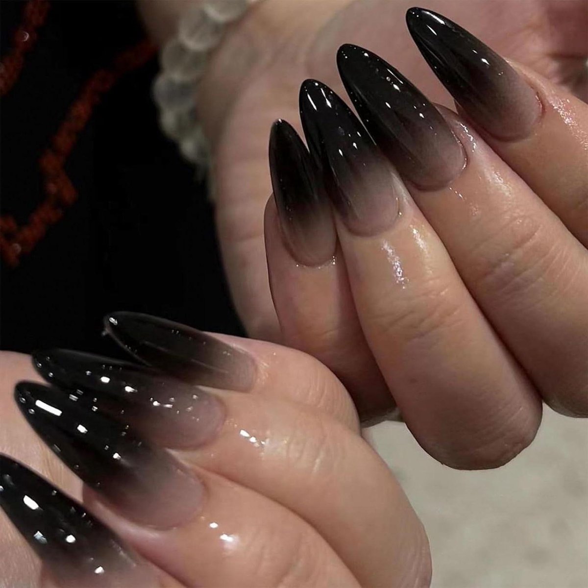Press On Nails - Korte kunstnagels, Halloween ontwerp, gemakkelijk te plakken