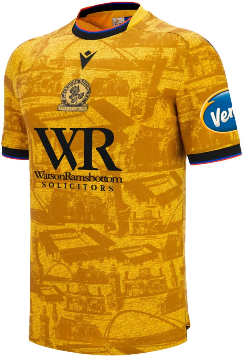 Blackburn Rovers Uitshirt 2025/26 - Engels Voetbalshirt - Blackburn Rovers - Macron - Maat S - Globalsoccershop
