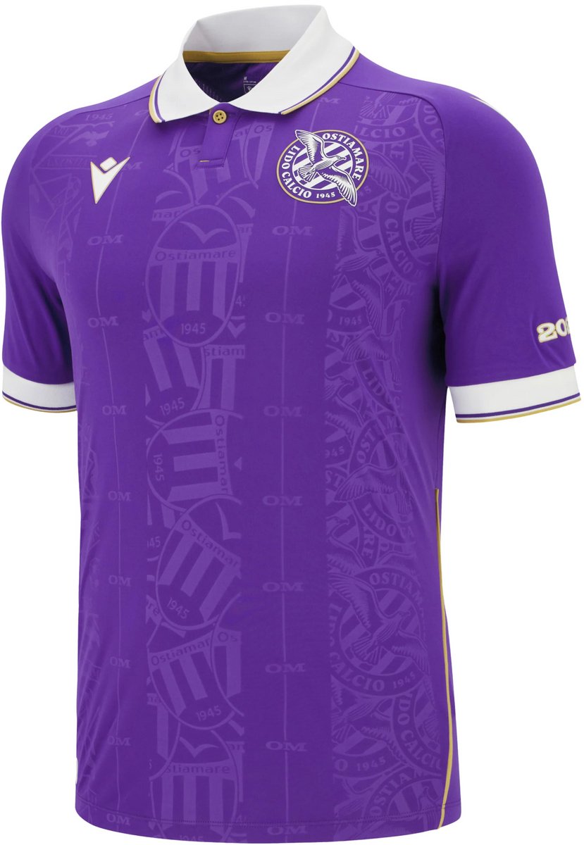 Ostiamare Thuisshirt 2025/26 - Italiaans Voetbalshirt - Ostiamare - Macron - Maat XL - Globalsoccershop