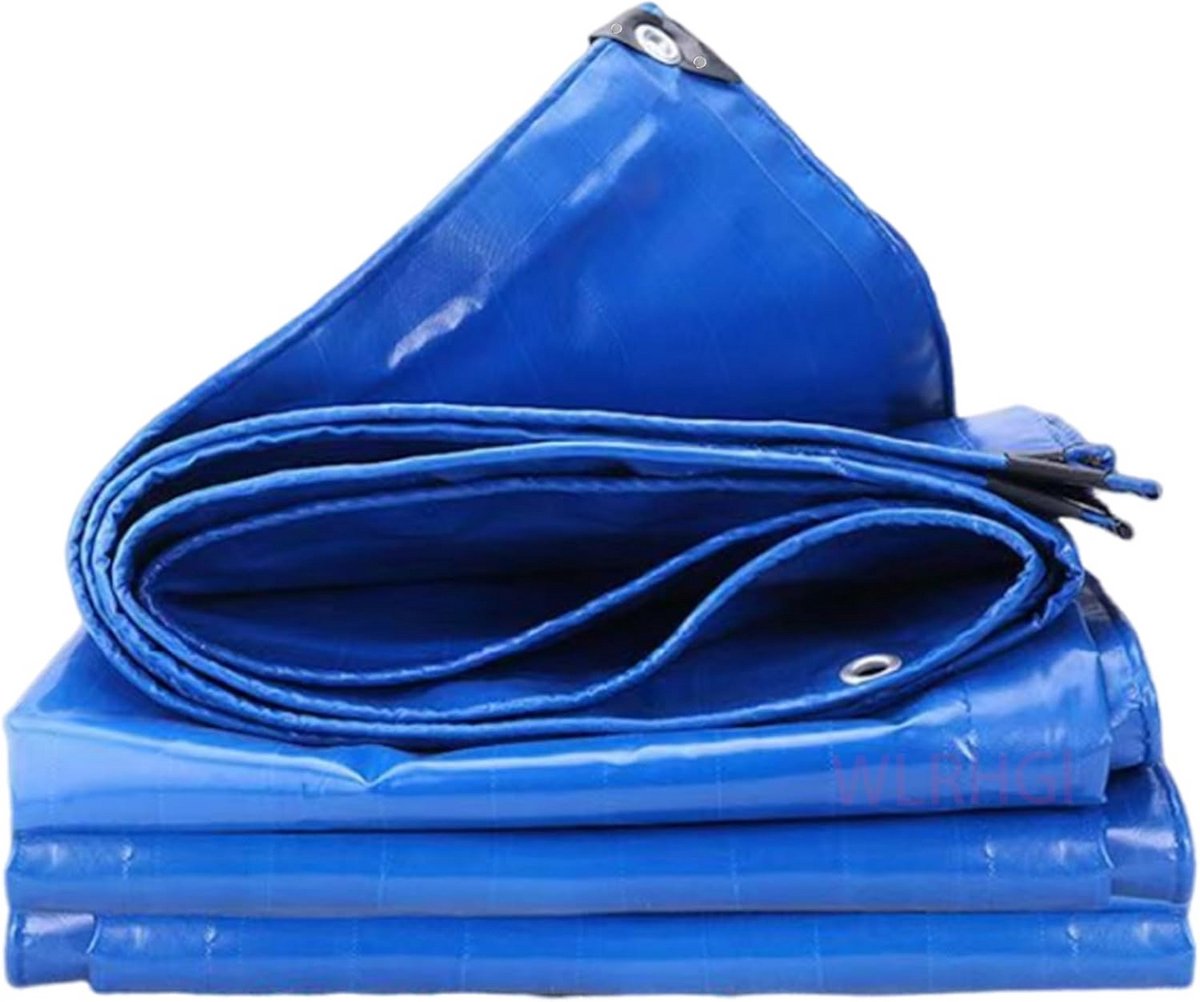 Extra Sterk Waterdicht Grondzeil - Zwaar Zeildoek 2x11.5m met Verstevigde Randen - Tarp voor Tuin, Camping en Zwembad