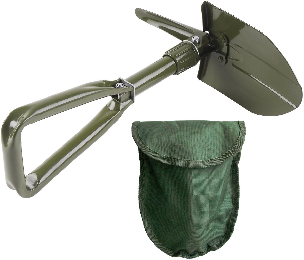 Werkzeyt Militaire Spade – 3-in-1 – Opvouwbaar – Inclusief Tas