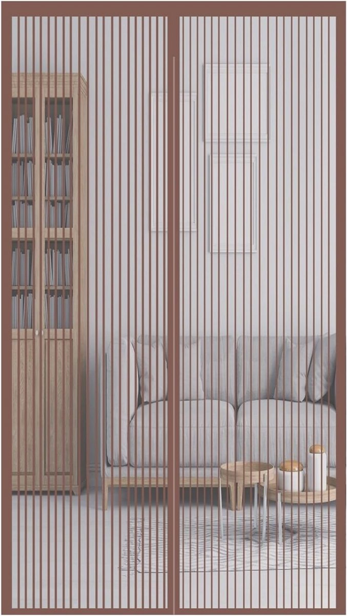 Automatisch Sluitend Magnetisch Vliegengordijn 70x220cm - Montage Zonder Boren voor Balkon en Deuren